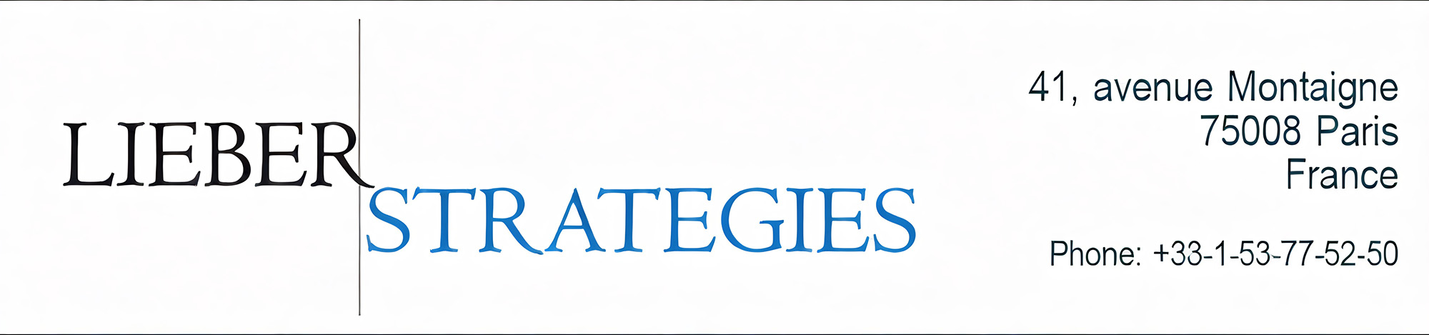 LIEBER STRATEGIES